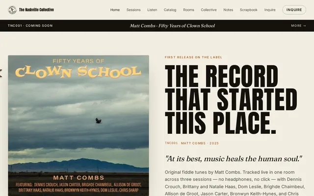 The Nashville Collective website